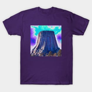 Devil's Tower in Wyoming T-Shirt